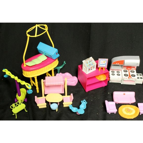 Lot of Mattel Doll Furniture Sofas Chairs X-Ray Oven Stove Outside Patio Furnitu - Picture 3 of 8